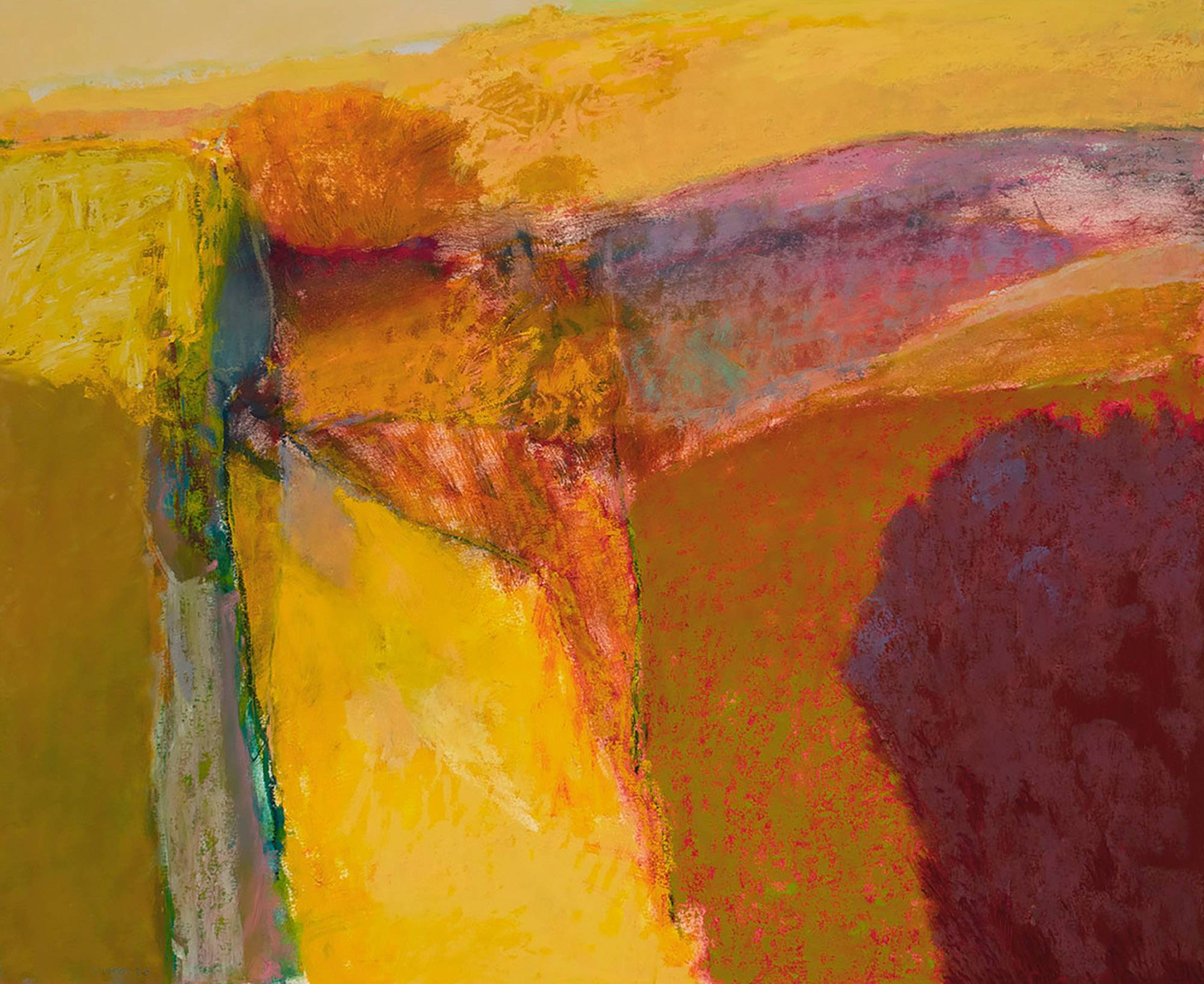 Colorful abstract landscape.
